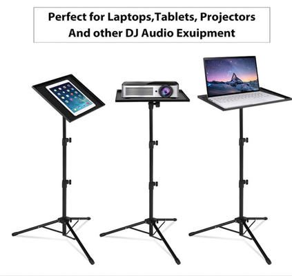 Portable DJ Equipment Universal Projector Tripod Stand Black Color