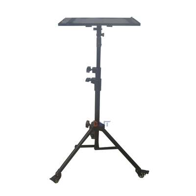 Steel 1530mm Height Computer Tripod Stand With Tray