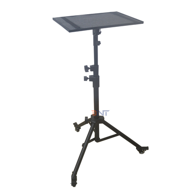 Steel 1530mm Height Computer Tripod Stand With Tray