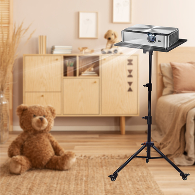 Book Computer Adjustable Projector Tripod Stand With Wheels