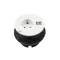 Office Furniture Desk Hide Mounted 80mm Hole Sliding Cover Germany Power Round Grommet Socket With 2 USB Chargers