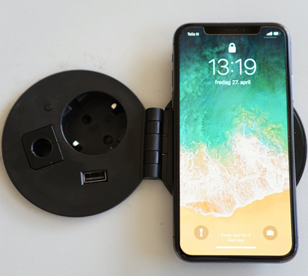 Power Grommet Table Socket With Net Work And Wireless Charger