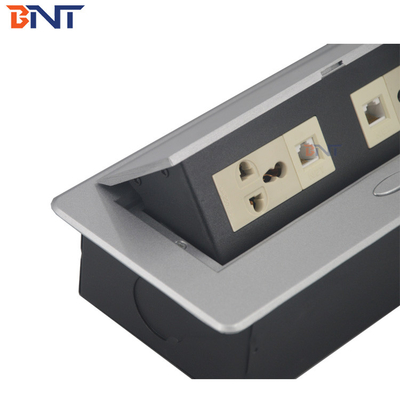 BNT Multifunction Coffee Pop Up Outlet Socket With VGA And Network For Room Furniture