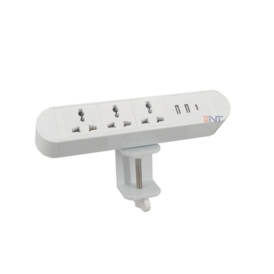 SASO Desktop Power Outlet Us Clamp On Socket With Type C Usb 3.0