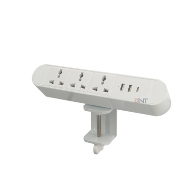 SASO Desktop Power Outlet Us Clamp On Socket With Type C Usb 3.0