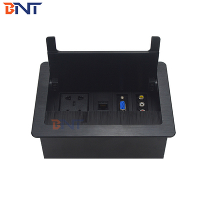 High Quality Brush Cover Table Hidden In Desk Power Socket Type For Commercial