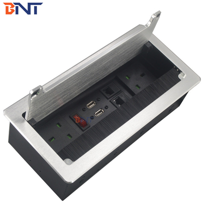 Factory Wholesale Hidden In Desk Table Mounted Socket Box Cable Access Management