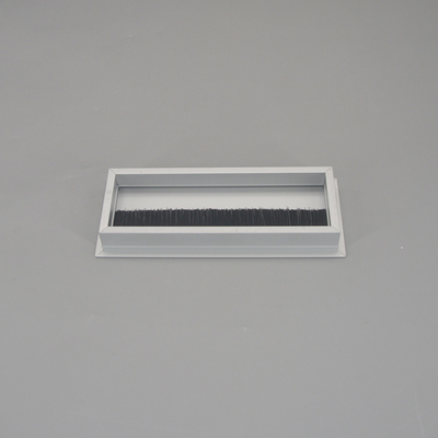 BNT rectangular alloy computer desk cable generic wire grommet cover cable box for office table