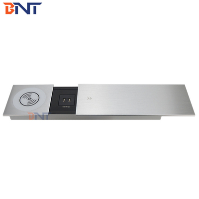 Multimedia Table Sliding Power Socket With Usb Charging