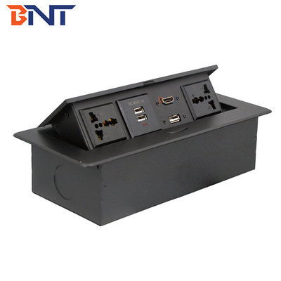 Furniture Pop Up Concealed Mounted Desk Power Outlet With HDMI USB And Power