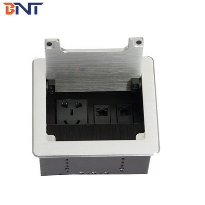 Flush Mount Electrical Desktop Power Socket Box Flip Up Socket