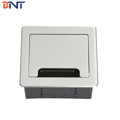 Flush Mount Electrical Desktop Power Socket Box Flip Up Socket