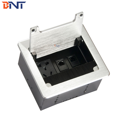 Flush Mount Electrical Desktop Power Socket Box Flip Up Socket