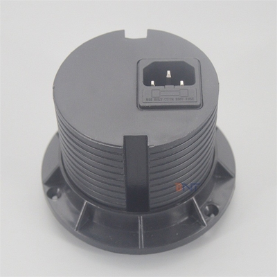 Mini Round Table Socket With 2 X USA Power And 1 X USB Charger