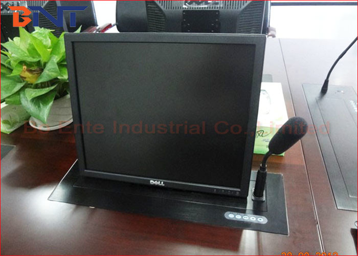 Cpu Monitor Lifter Audio Conference System Computer Monitor Lift , Motorized LCD Lift ...